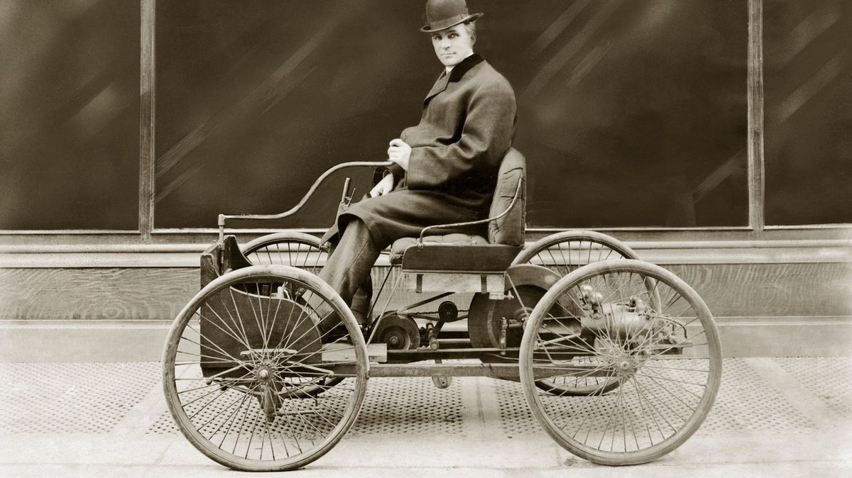 První auto Henryho Forda poprvé vyjelo přesně před 125 lety. Nemělo brzdy